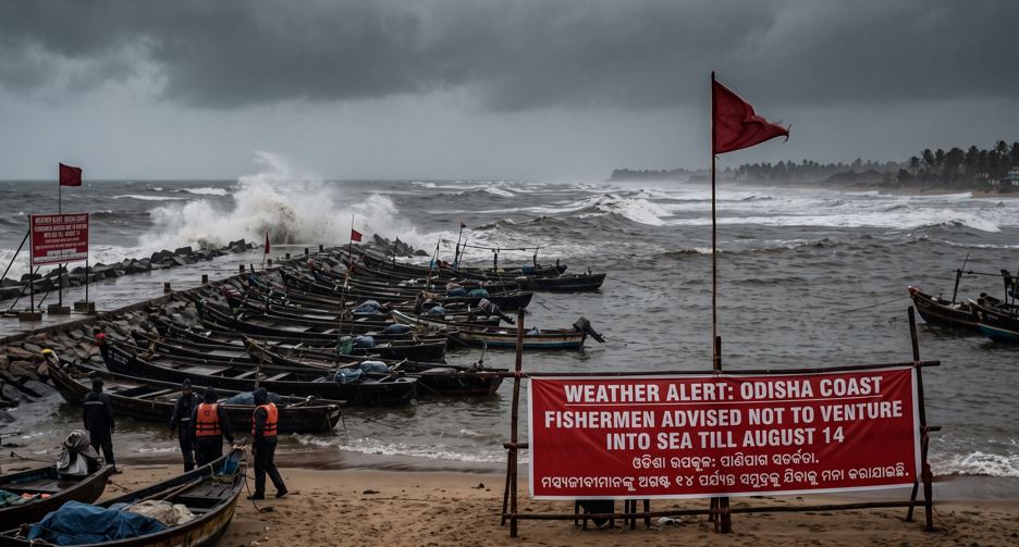 Odisha Coast Under Weather Alert: Fishermen Advised Not To Venture Into Sea Till August 14
